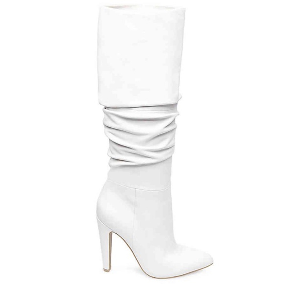 Steve Madden white boots